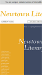 Mobile Screenshot of newtownliterary.org