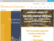 Tablet Screenshot of newtownliterary.org